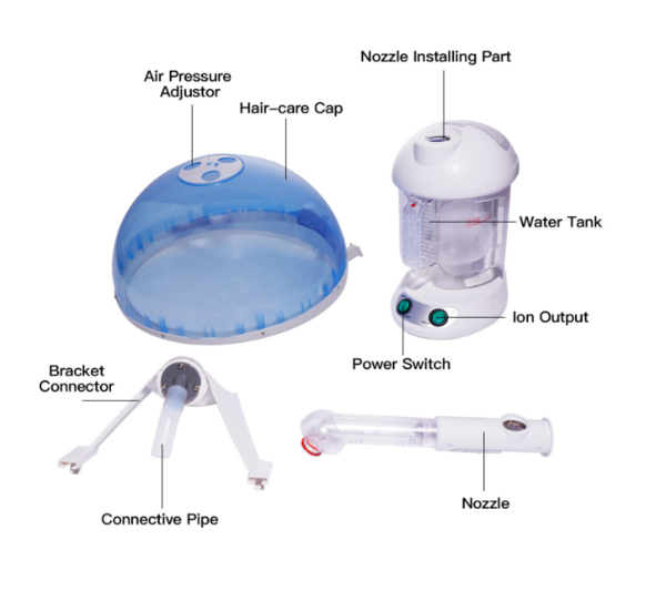 2in1 Hair and Facial Steamer Face Steamer Humidifier BeautyBeautyGroup